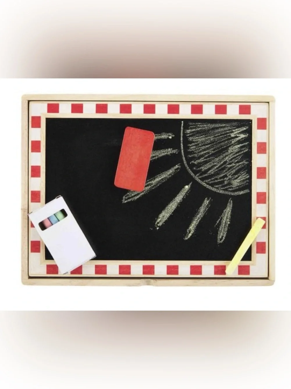 NWT Mud Pie My Farm Story 50 Piece Wooden Box Chalkboard Whiteboard Play Set